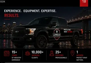 Commercial property and Lemieux vehicle